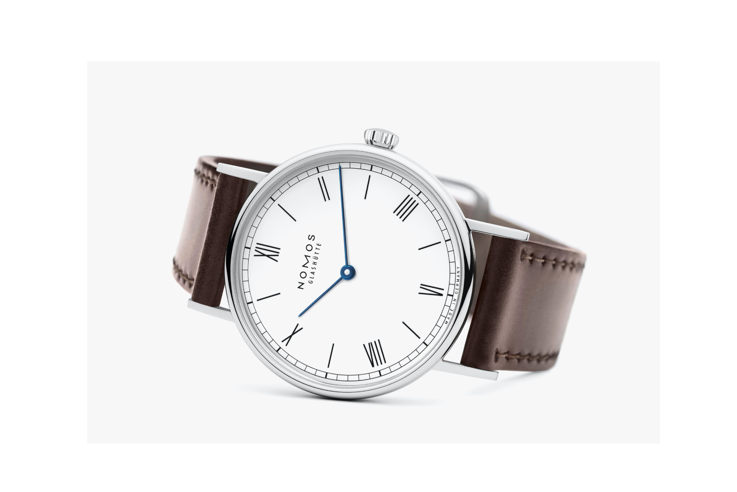 Ladies' watch  NOMOS GLASHÜTTE, Ludwig 33 Duo Enamel White / 32.80mm, SKU: 249 | watchphilosophy.co.uk