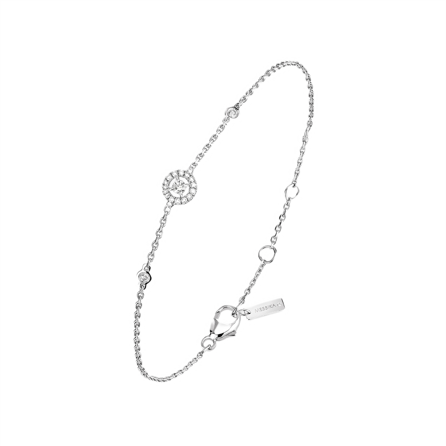 Women Jewellery  MESSIKA, Joy XS Diamond White Gold Bracelet, SKU: 05337-WG | watchphilosophy.co.uk