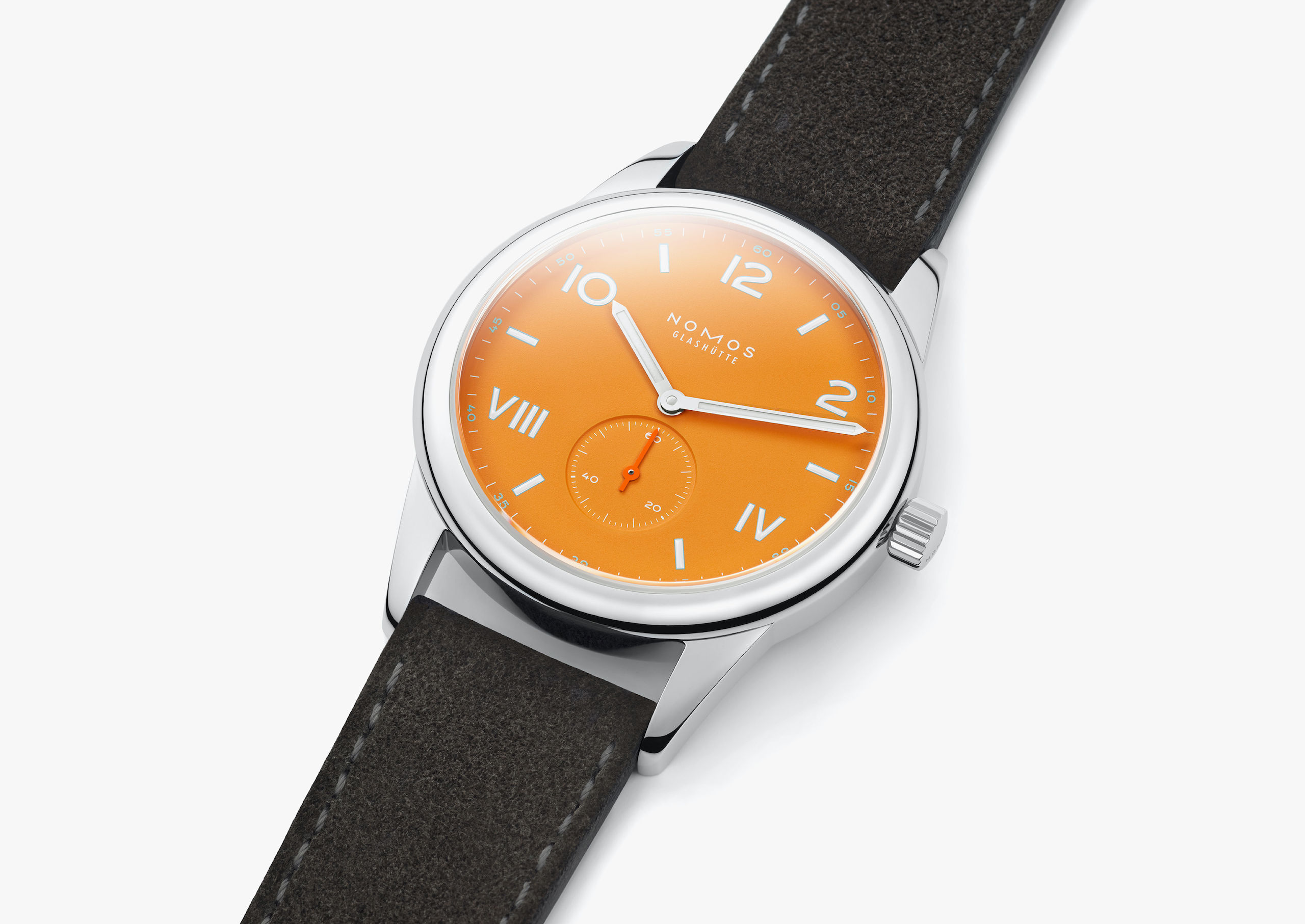 Men's watch / unisex  NOMOS GLASHÜTTE, Club Campus 38 Future Orange / 38.50mm, SKU: 729 | watchphilosophy.co.uk