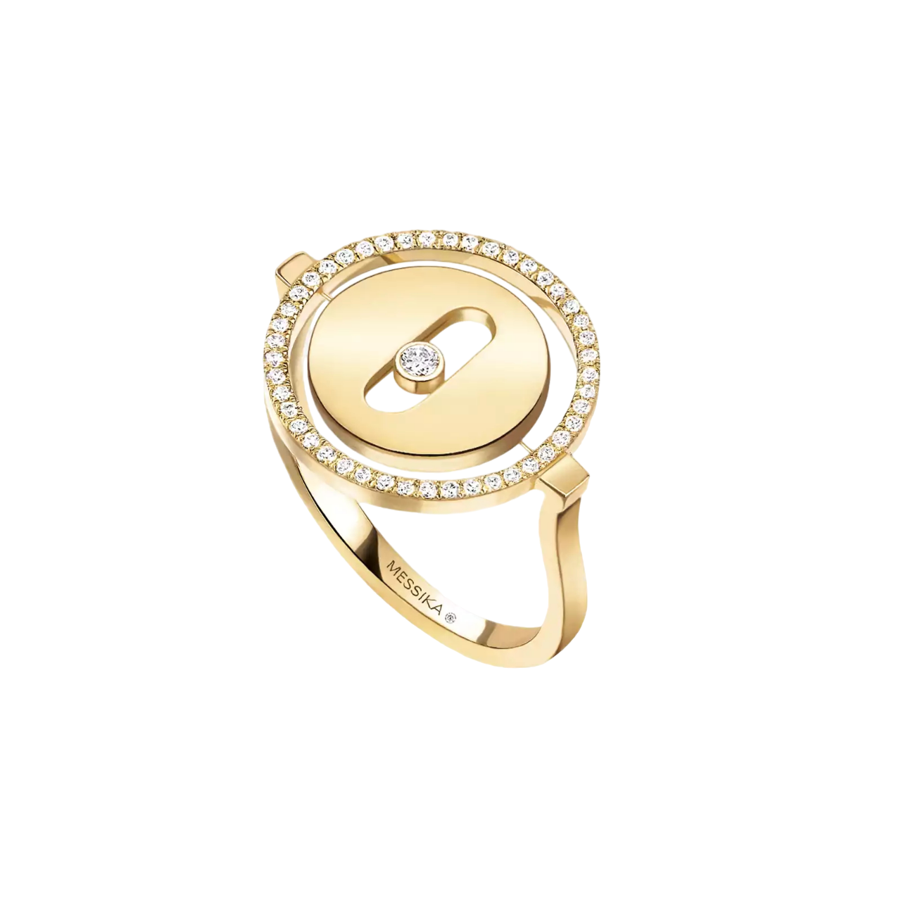 Women Jewellery  MESSIKA, Lucky Move Ring, SKU: 07470-YG | watchphilosophy.co.uk