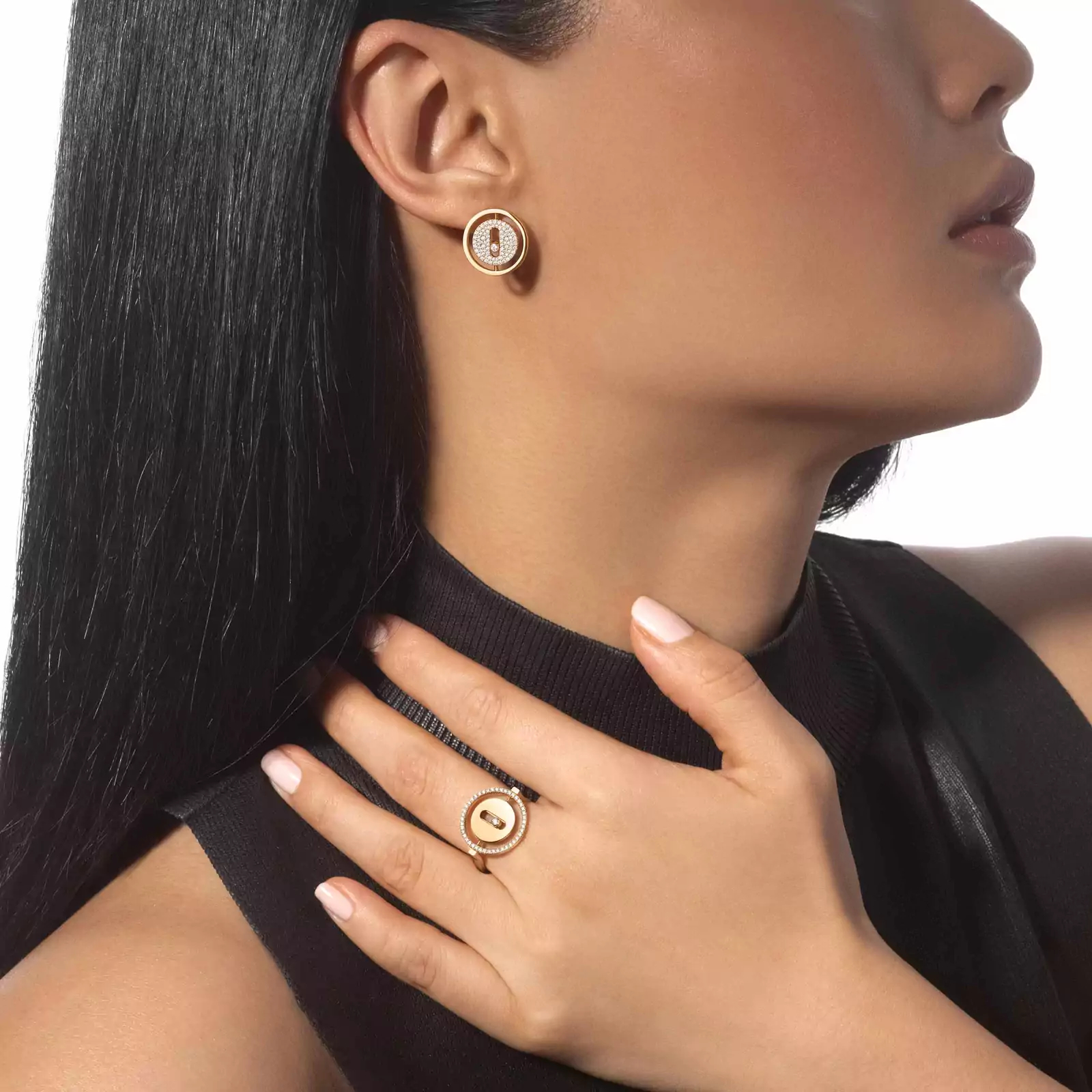 Women Jewellery  MESSIKA, Lucky Move Ring, SKU: 07470-YG | watchphilosophy.co.uk