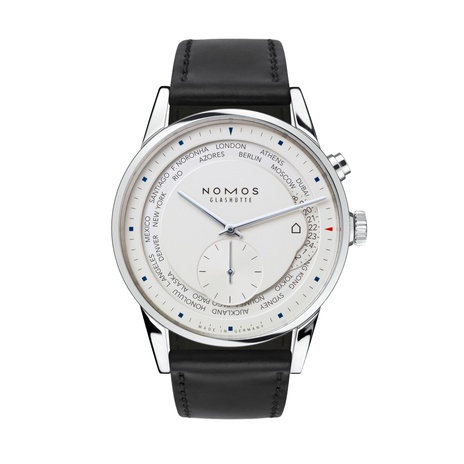 Men's watch / unisex NOMOS GLASHÜTTE, Zurich World Time / 39.90mm, SKU: 805 | watchphilosophy.co.uk