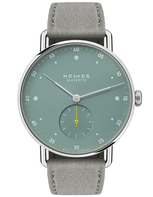 Men's watch / unisex NOMOS GLASHÜTTE, Metro 33 Sage / 33mm, SKU: 1124.SB | watchphilosophy.co.uk