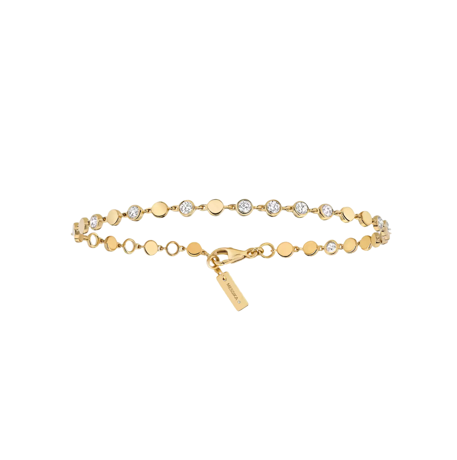 Women Jewellery  MESSIKA, D-Vibes SM Yellow Gold Diamond Bracelet, SKU: 12350-YG | watchphilosophy.co.uk