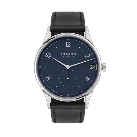 Men's watch / unisex NOMOS GLASHÜTTE, Minimatik 39 Date Blue / 39.50mm, SKU: 1252 | watchphilosophy.co.uk