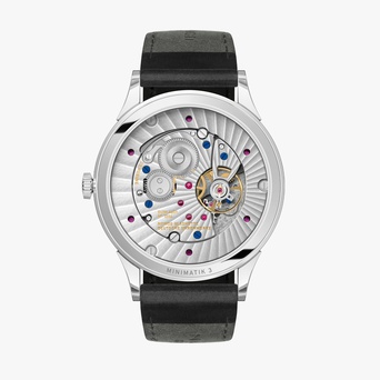 Men's watch / unisex NOMOS GLASHÜTTE, Minimatik 39 Date Blue / 39.50mm, SKU: 1252 | watchphilosophy.co.uk