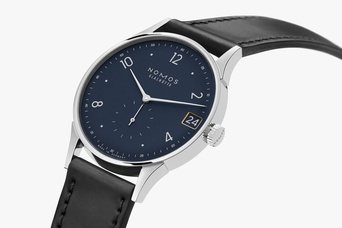 Men's watch / unisex NOMOS GLASHÜTTE, Minimatik 39 Date Blue / 39.50mm, SKU: 1252 | watchphilosophy.co.uk