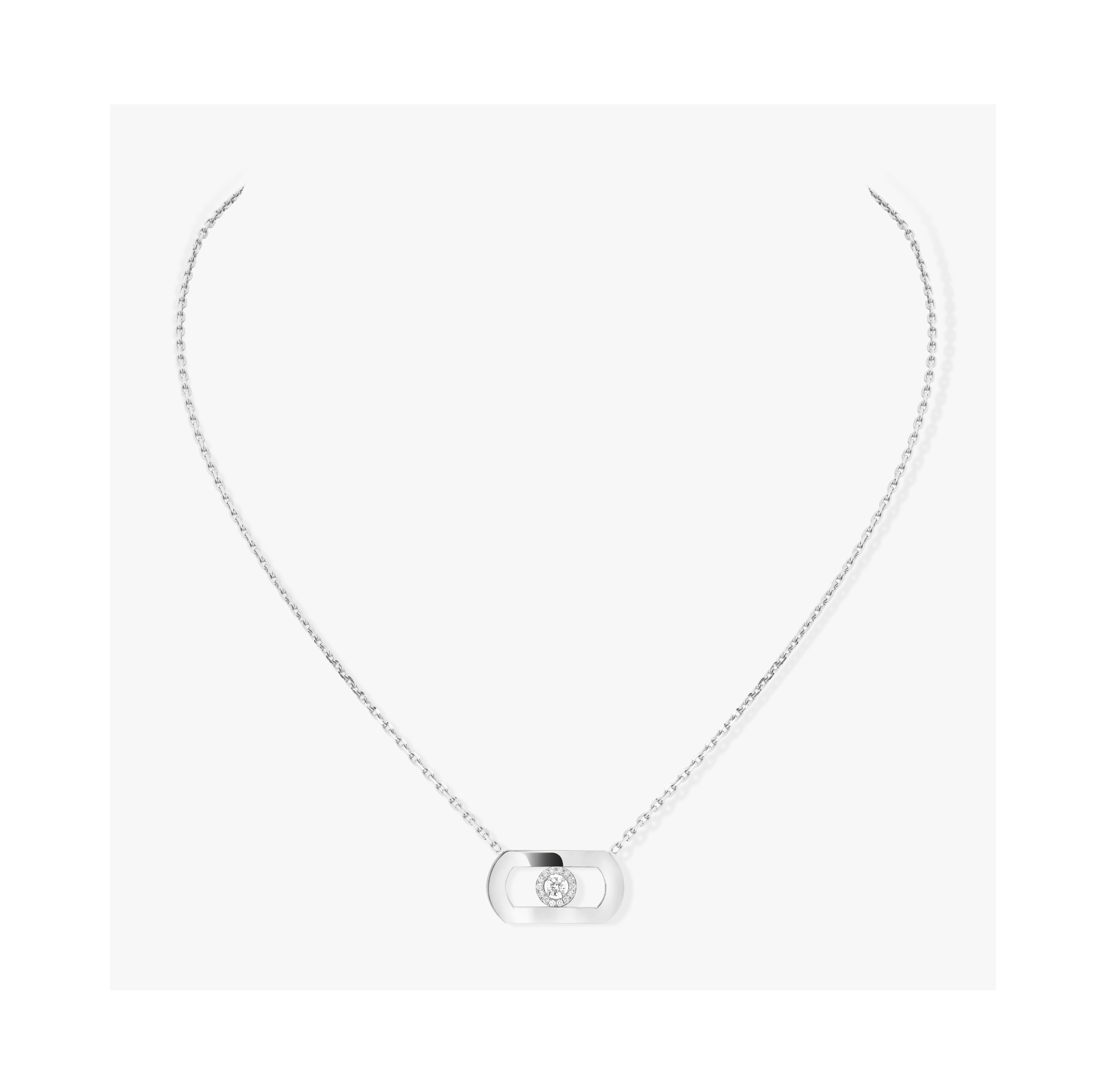 Women Jewellery  MESSIKA, So Move White Gold Diamond Necklace, SKU: 12944-WG | watchphilosophy.co.uk