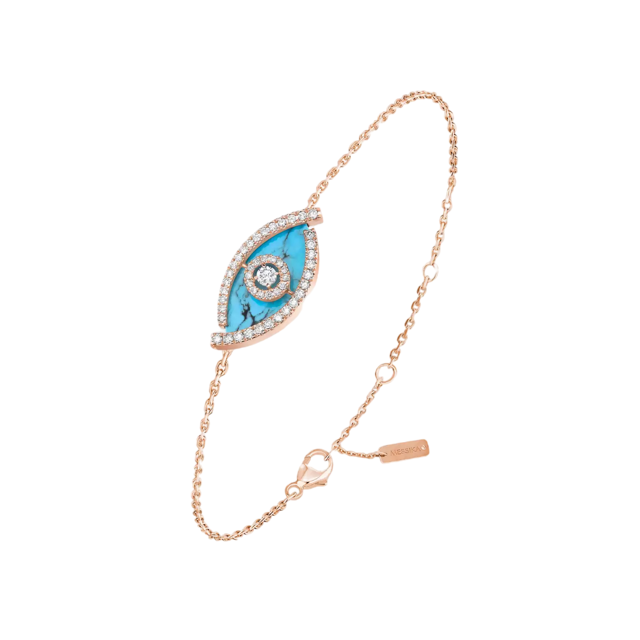 Women Jewellery  MESSIKA, Lucky Eye Turquoise Bracelet, SKU: 12953-PG | watchphilosophy.co.uk