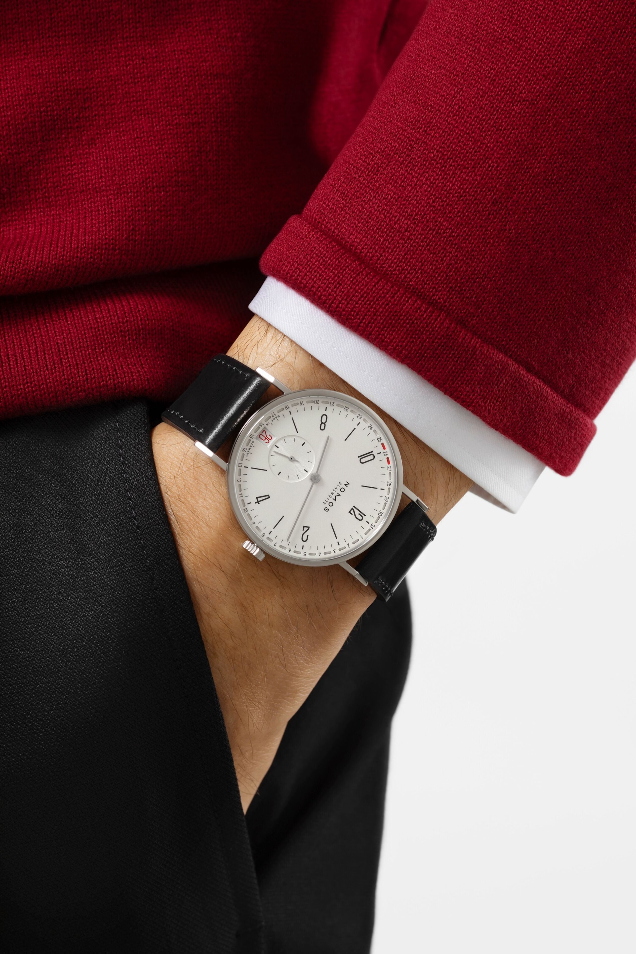 Men's watch / unisex  NOMOS GLASHÜTTE, Tangente 2Date / 37.50mm, SKU: 135.SB | watchphilosophy.co.uk