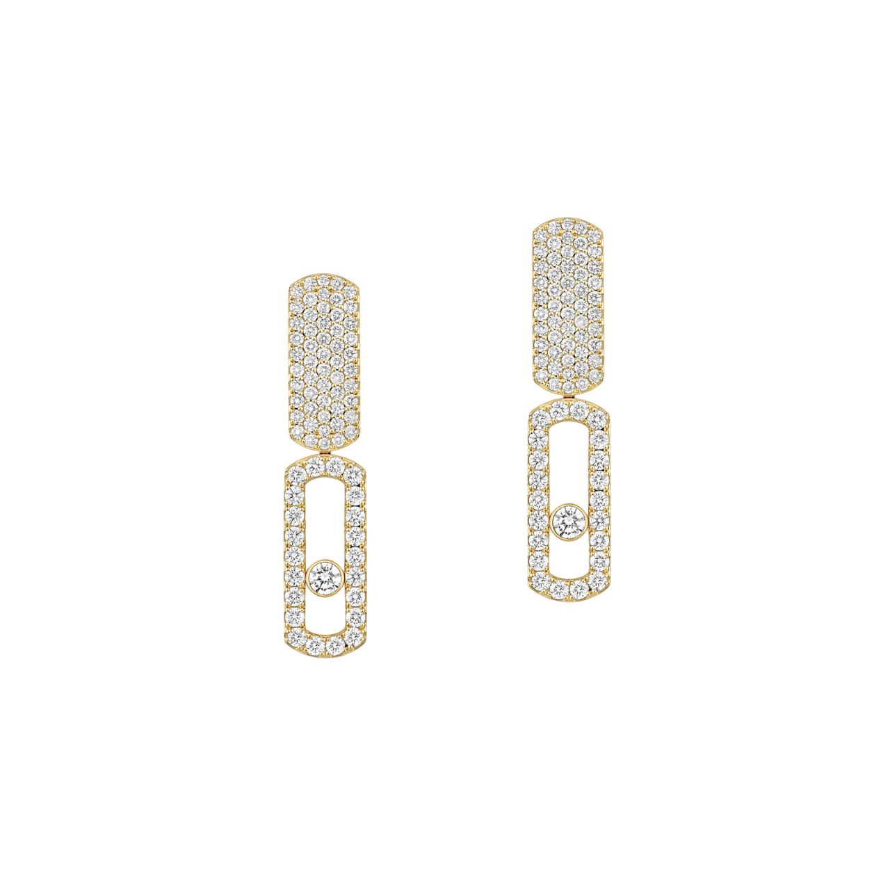 Women Jewellery  MESSIKA, Imperial Move LM Yellow Gold Diamond Earrings, SKU: 13754-YG | watchphilosophy.co.uk