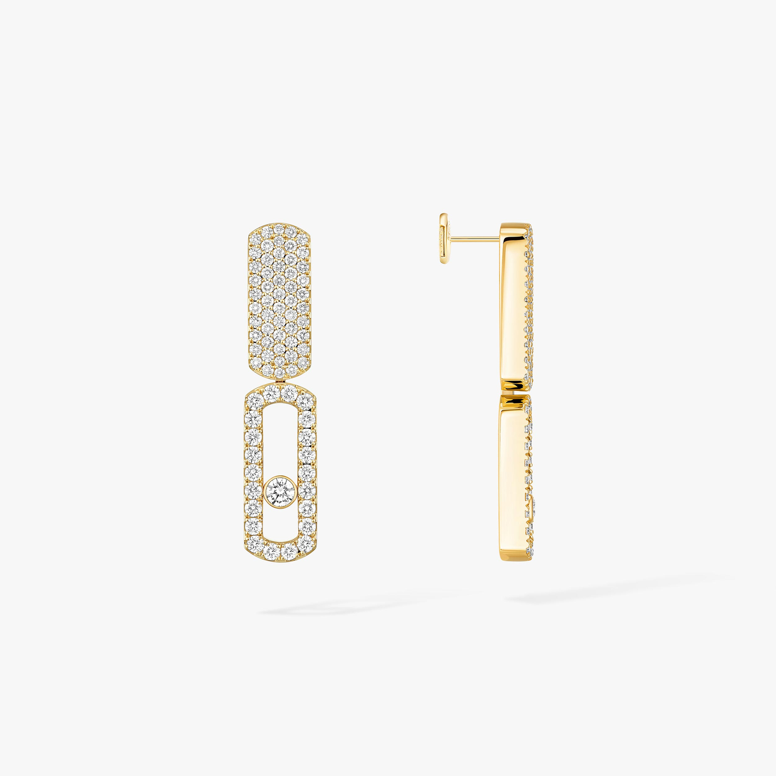 Women Jewellery  MESSIKA, Imperial Move LM Yellow Gold Diamond Earrings, SKU: 13754-YG | watchphilosophy.co.uk