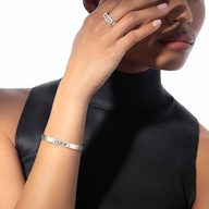 Women Jewellery / Unisex  MESSIKA, Move Noa Ciselé White Gold Diamond Ring, SKU: 14482-WG | watchphilosophy.co.uk