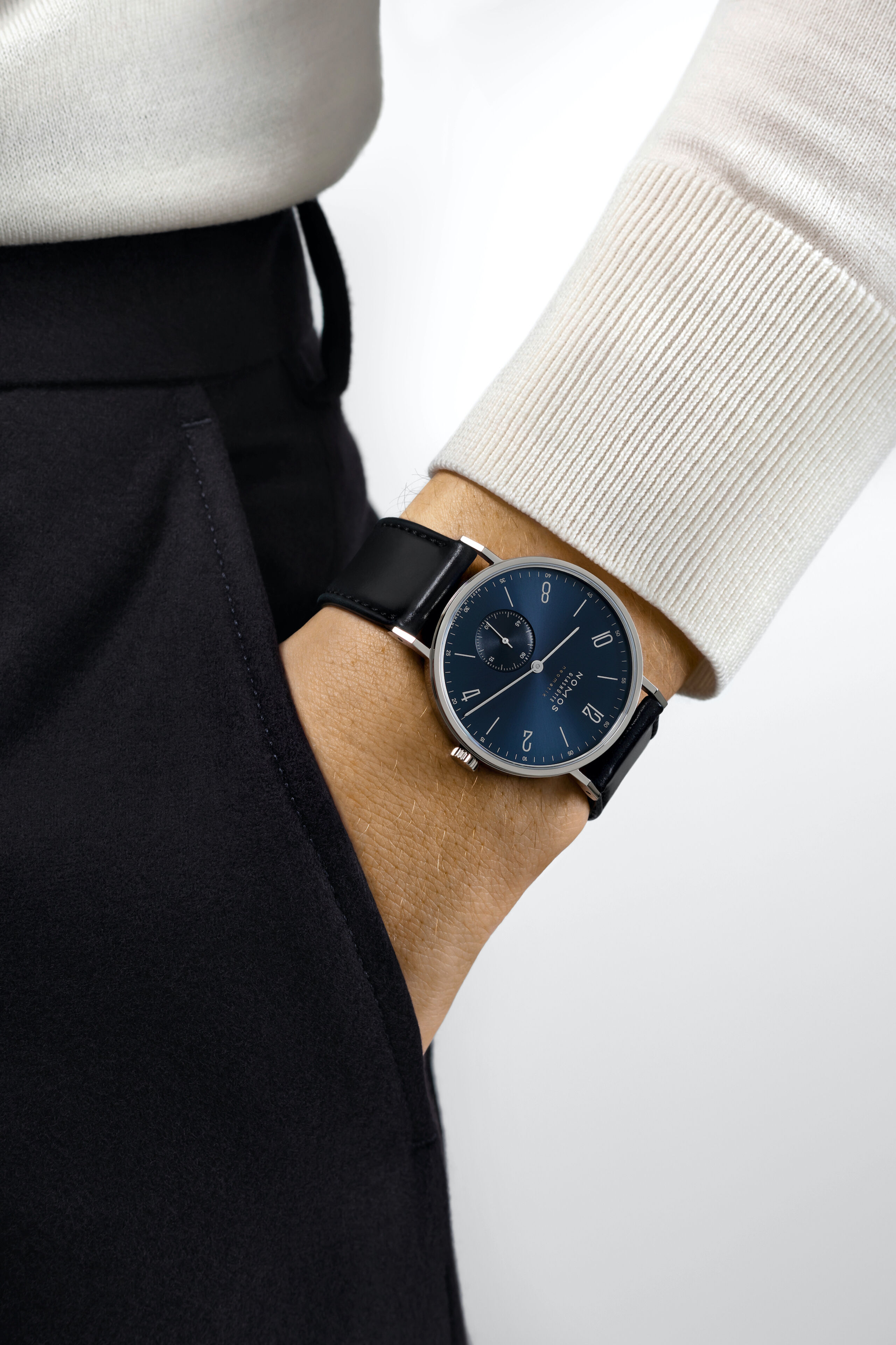 Men's watch / unisex  NOMOS GLASHÜTTE, Tangente Neomatik 39 Blue Gold / 38.50mm, SKU: 145 | watchphilosophy.co.uk