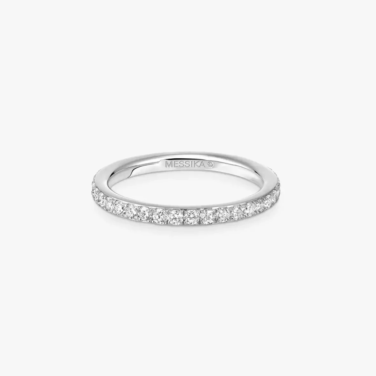 Women Jewellery  MESSIKA, Joy Diamond White Gold Wedding Ring, SKU: 14743-WG | watchphilosophy.co.uk