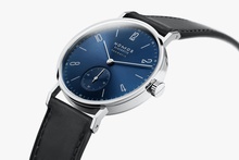 Ladies' watch  NOMOS GLASHÜTTE, Tangente Neomatik Blue Gold / 35mm, SKU: 190 | watchphilosophy.co.uk