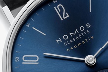 Ladies' watch  NOMOS GLASHÜTTE, Tangente Neomatik Blue Gold / 35mm, SKU: 190 | watchphilosophy.co.uk