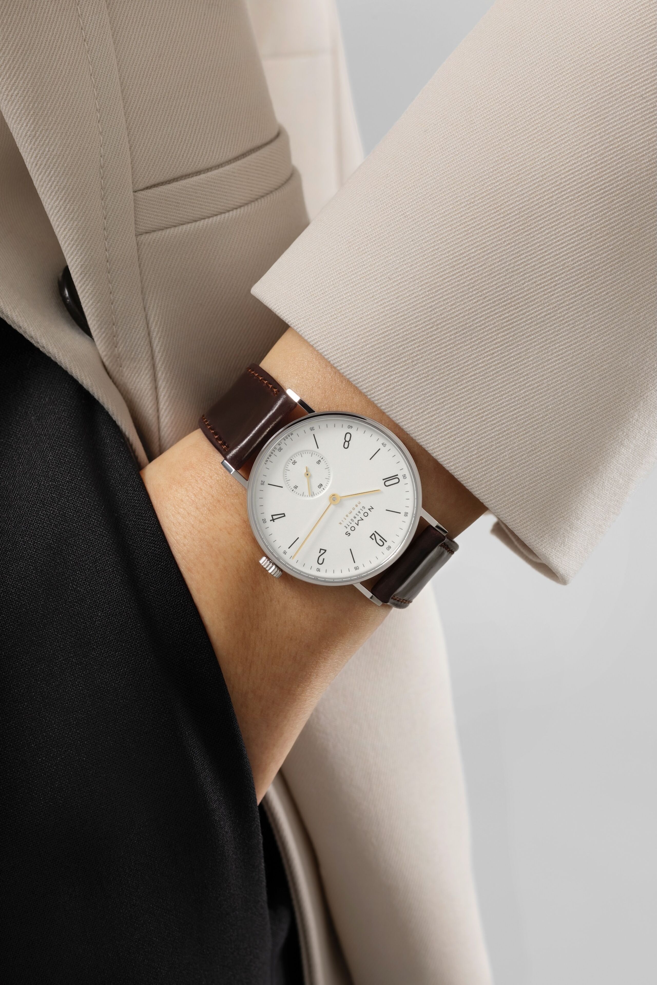 Ladies' watch  NOMOS GLASHÜTTE, Tangente Neomatik Doré / 35mm, SKU: 192 | watchphilosophy.co.uk