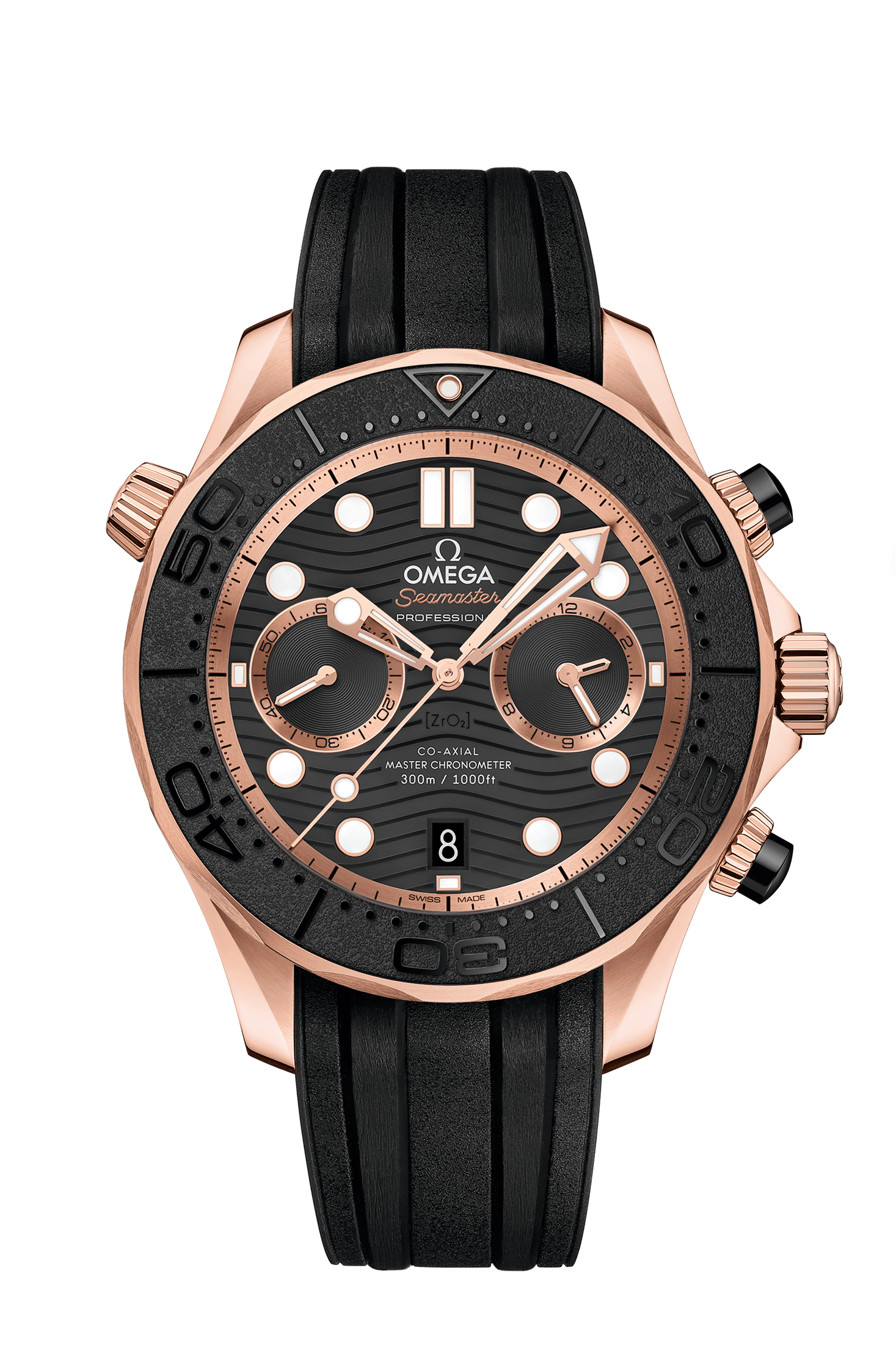 Men's watch / unisex  OMEGA, Diver 300m Co Axial Master Chronometer Chronograph / 44mm, SKU: 210.62.44.51.01.001 | watchphilosophy.co.uk