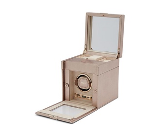  WOLF 1834, Palermo Single Watch Winder With Jewellery Storage, SKU: 213716 | watchphilosophy.co.uk