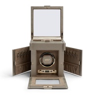  WOLF 1834, Palermo Single Watch Winder With Jewellery Storage, SKU: 213778 | watchphilosophy.co.uk