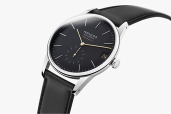 Men's watch / unisex  NOMOS GLASHÜTTE, Orion Neomatik 41 Date Black / 40.50mm, SKU: 366 | watchphilosophy.co.uk