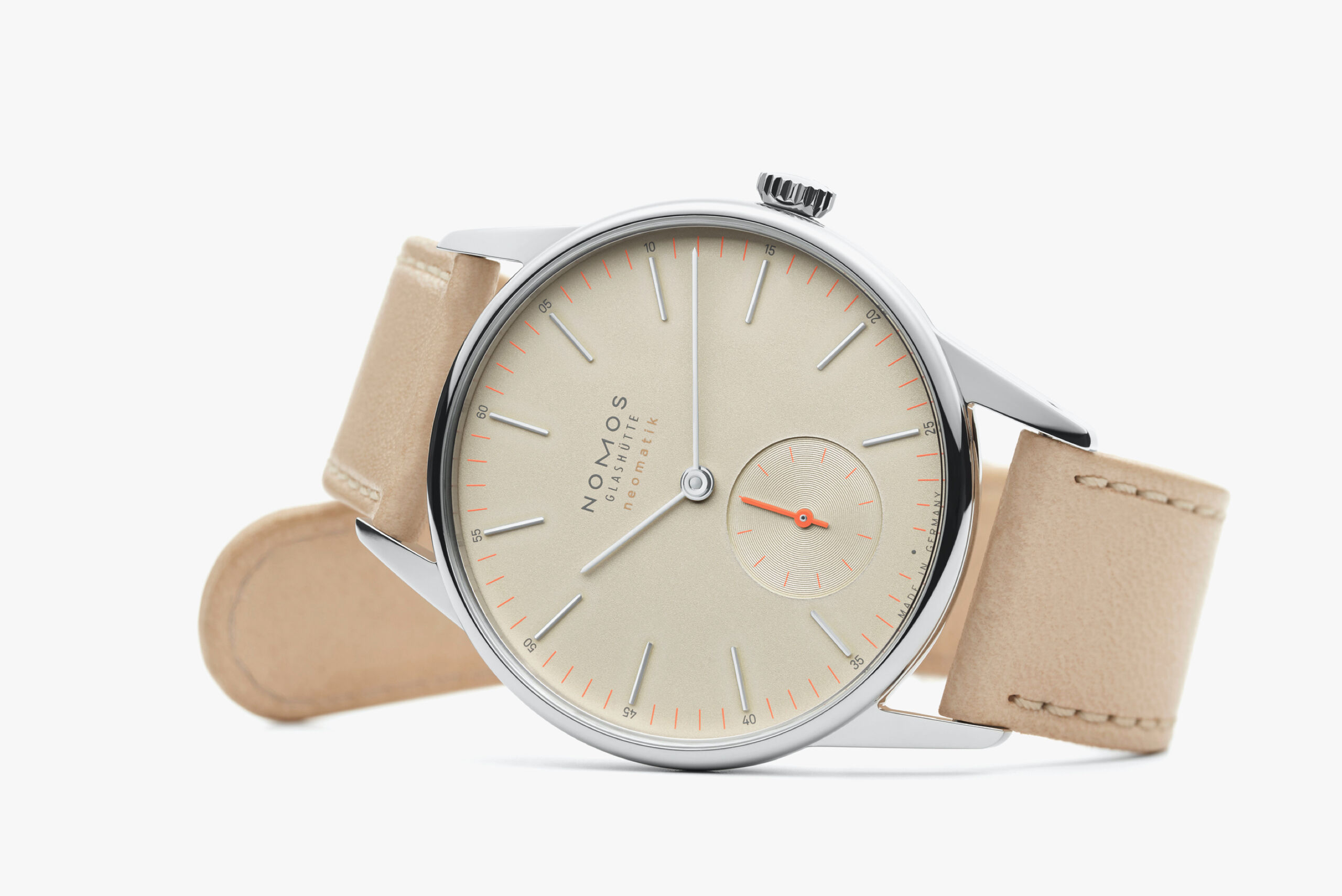 Ladies' watch  NOMOS GLASHÜTTE, Orion Neomatik Champagne / 36.40mm, SKU: 393 | watchphilosophy.co.uk