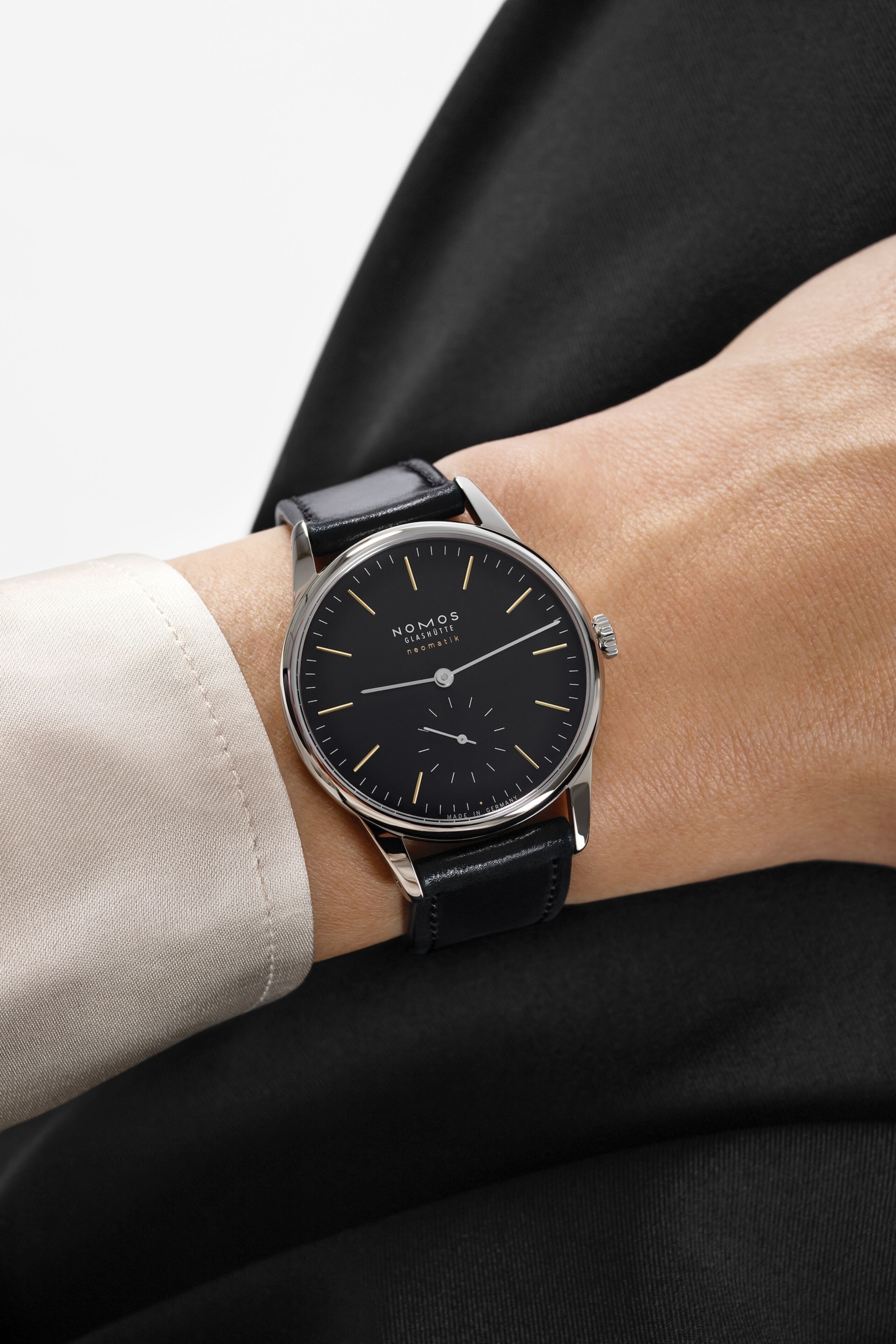 Ladies' watch  NOMOS GLASHÜTTE, Orion Neomatik Black / 36.40mm, SKU: 396 | watchphilosophy.co.uk