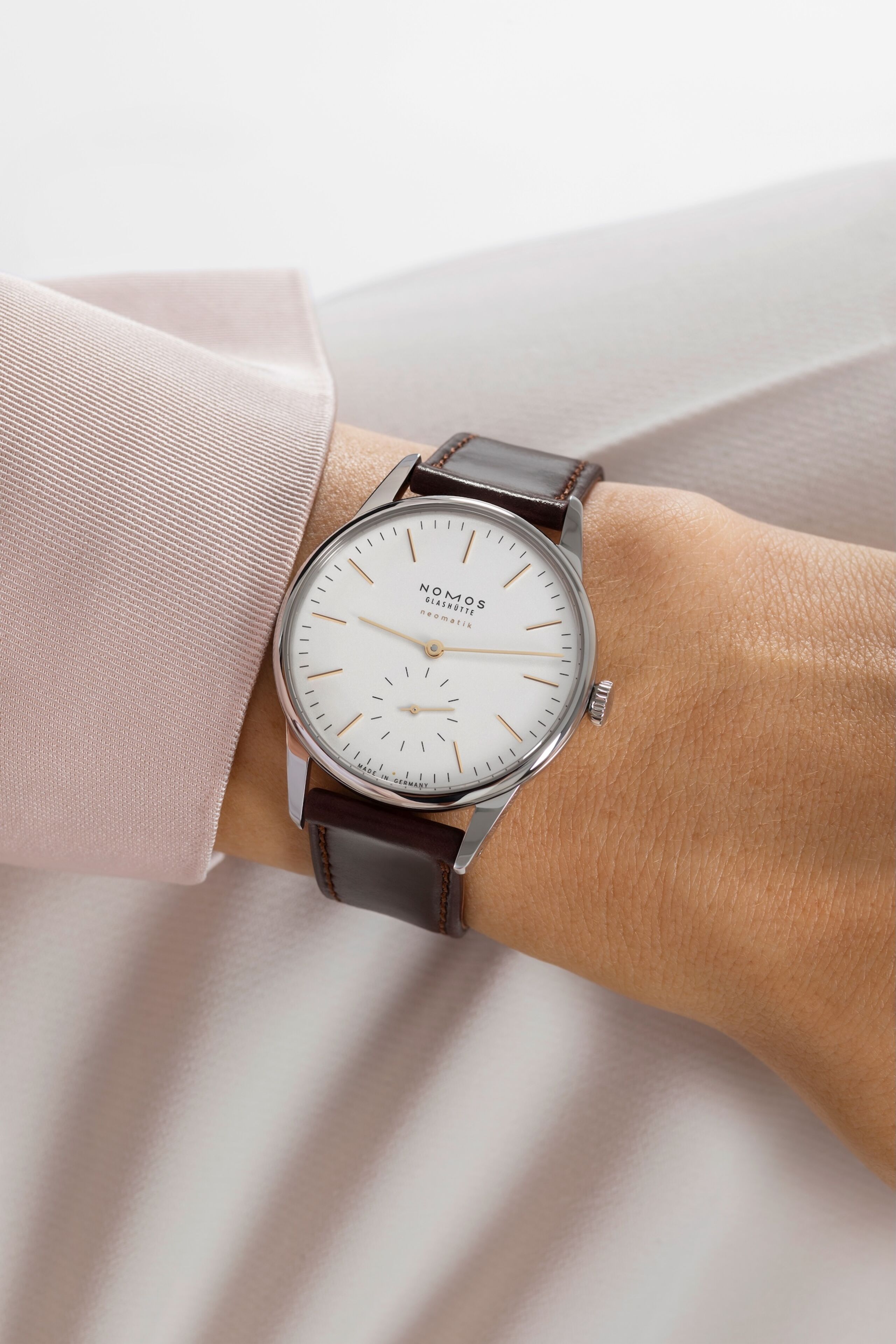 Ladies' watch  NOMOS GLASHÜTTE, Orion Neomatik Doré / 36.40mm, SKU: 397 | watchphilosophy.co.uk