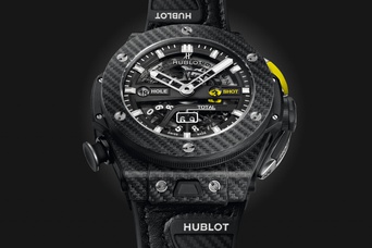 Men's watch / unisex  HUBLOT, Big Bang Unico Golf Black Carbon / 45mm, SKU: 416.YT.1120.VR | watchphilosophy.co.uk