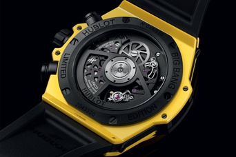 Men's watch / unisex  HUBLOT, Big Bang Unico Yellow Magic / 44mm, SKU: 421.CY.471Y.RX | watchphilosophy.co.uk