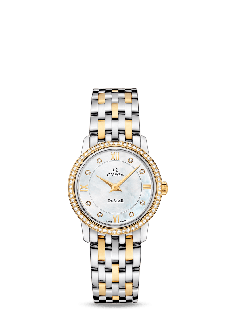 Ladies' watch  OMEGA, De Ville Prestige Quartz / 27.4mm, SKU: 424.25.27.60.55.001 | watchphilosophy.co.uk