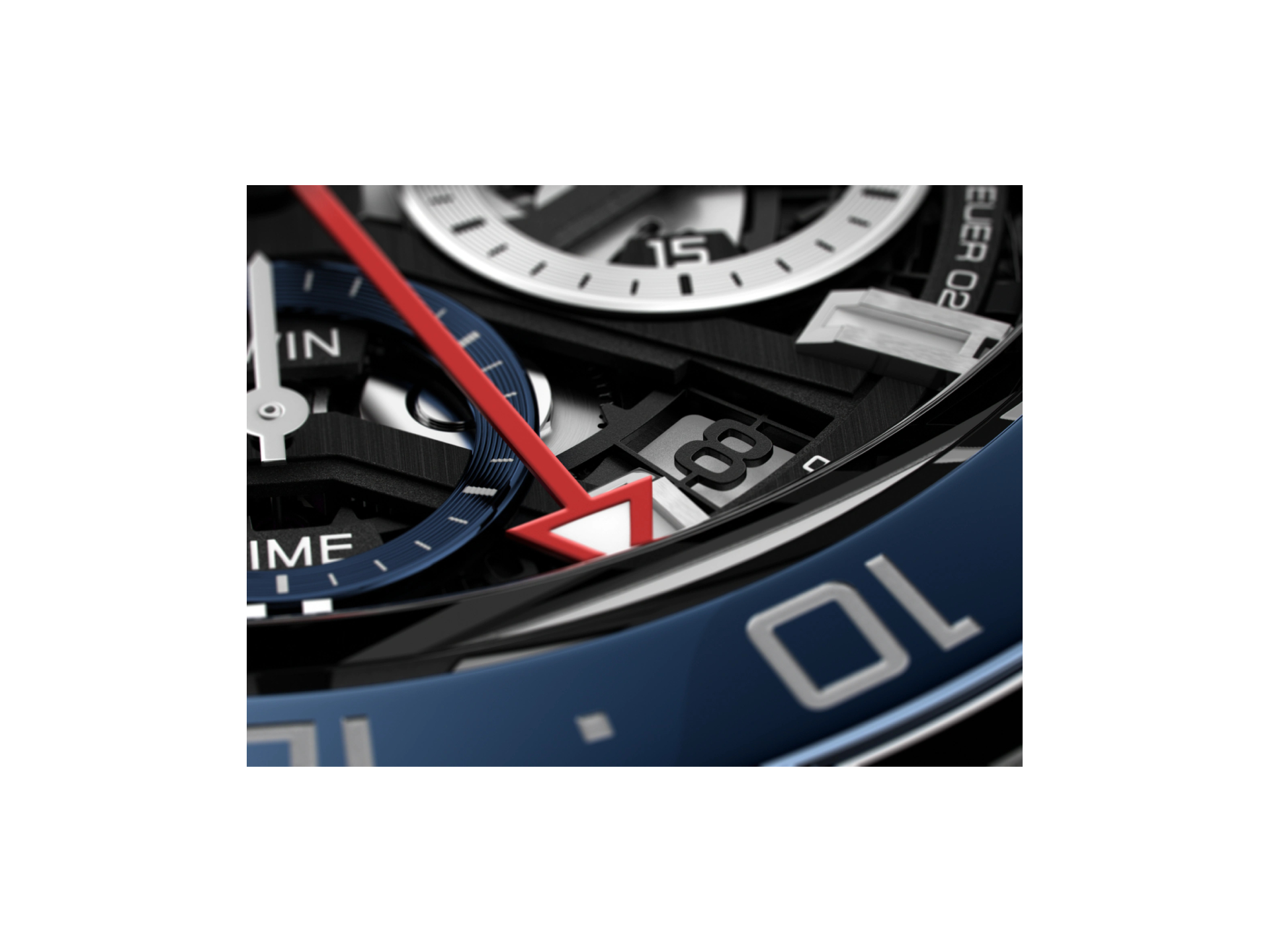 Men's watch / unisex  TAG HEUER, Carrera GMT / 45mm, SKU: CBG2A1Z.BA0658 | watchphilosophy.co.uk