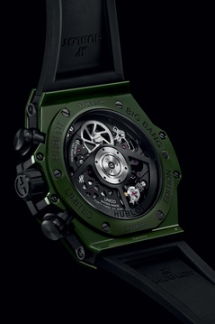 Men's watch / unisex  HUBLOT, Big Bang Unico Green Ceramic Limited Edition / 42mm, SKU: 441.GX.5210.RX | watchphilosophy.co.uk