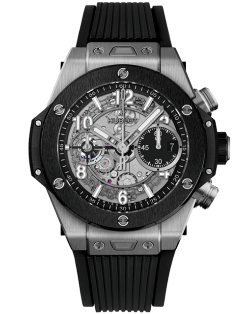 Men's watch / unisex  HUBLOT, Big Bang Unico Titanium Ceramic / 42mm, SKU: 441.NM.1171.RX | watchphilosophy.co.uk