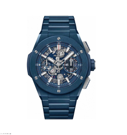 Men's watch / unisex  HUBLOT, Big Bang Integral Blue Ceramic / 42mm, SKU: 451.EX.5123.EX | watchphilosophy.co.uk