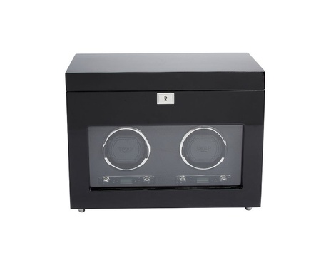  WOLF 1834, Savoy Double Watch Winder With Storage, SKU: 454670 | watchphilosophy.co.uk