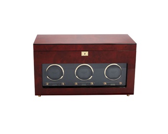  WOLF 1834, Savoy Triple Watch Winder With Storage, SKU: 454710 | watchphilosophy.co.uk