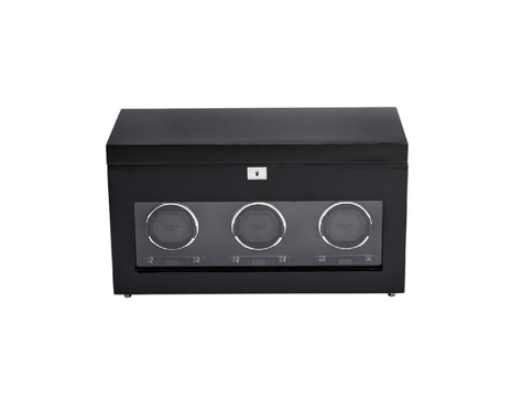  WOLF 1834, Savoy Triple Watch Winder With Storage, SKU: 454770 | watchphilosophy.co.uk