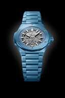 Men's watch / unisex  HUBLOT, Big Bang Integrated Time Only Sky Blue Indigo Ceramic / 40mm, SKU: 456.EX.5120.EX | watchphilosophy.co.uk