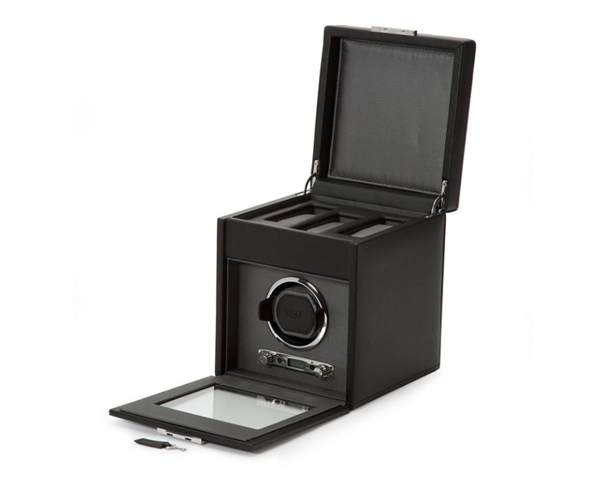  WOLF 1834, Viceroy Single Watch Winder With Storage, SKU: 456102 | watchphilosophy.co.uk