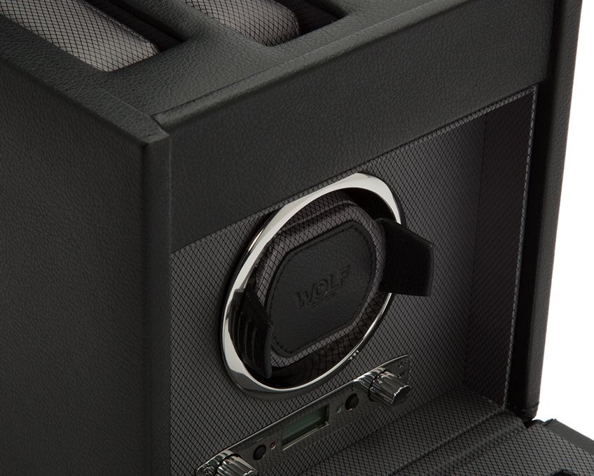  WOLF 1834, Viceroy Single Watch Winder With Storage, SKU: 456102 | watchphilosophy.co.uk