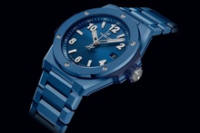 Men's watch / unisex  HUBLOT, Big Bang Integrated Time Only Blue Magic / 38mm, SKU: 457.EX.7170.EX | watchphilosophy.co.uk