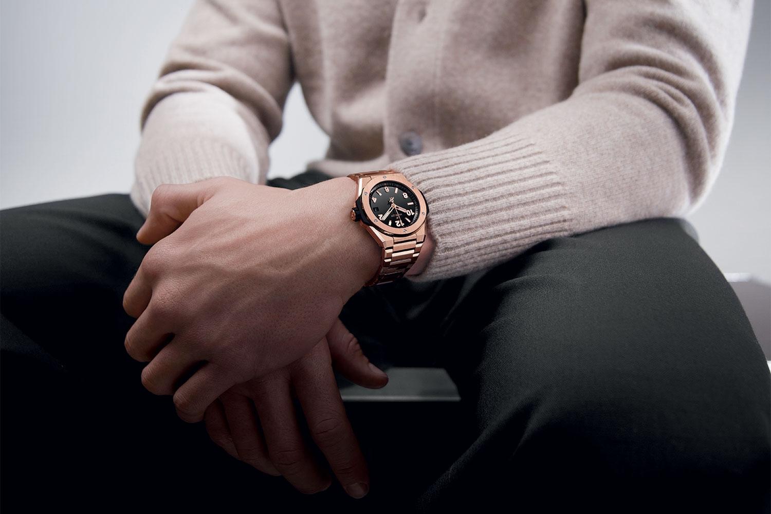 Men's watch / unisex  HUBLOT, Big Bang Integrated Time Only King Gold / 38mm, SKU: 457.OX.1280.OX | watchphilosophy.co.uk