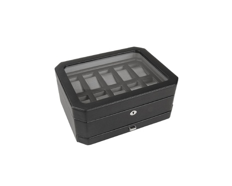  WOLF 1834, Windsor 10pc Watch Box With Drawer, SKU: 4586029 | watchphilosophy.co.uk