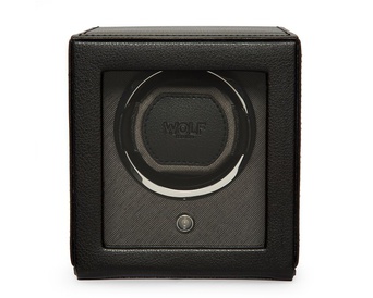  WOLF 1834, Cub Single Watch Winder With Cover, SKU: 461103 | watchphilosophy.co.uk