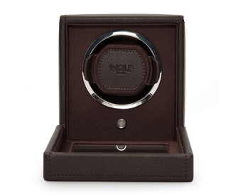  WOLF 1834, Cub Single Watch Winder With Cover, SKU: 461106 | watchphilosophy.co.uk