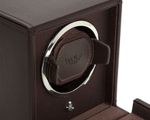  WOLF 1834, Cub Single Watch Winder With Cover, SKU: 461106 | watchphilosophy.co.uk