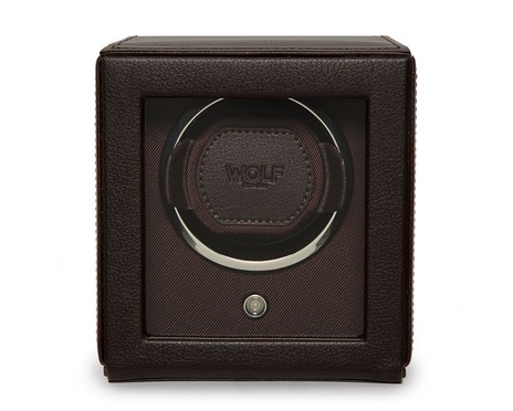  WOLF 1834, Cub Single Watch Winder With Cover, SKU: 461106 | watchphilosophy.co.uk