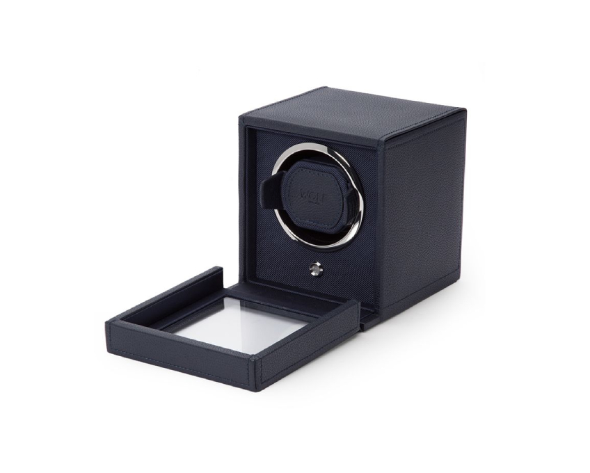  WOLF 1834, Cub Single Watch Winder With Cover, SKU: 461117 | watchphilosophy.co.uk